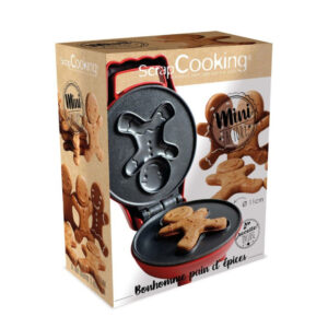 ScrapCooking Mini Waffle Maker Gingerbreadman