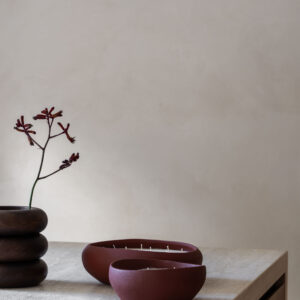 Mondada Doteki Indoor kaars Burgundy