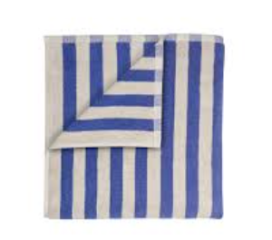 Blomus Arto set van 2 gastendoekjes wide striped